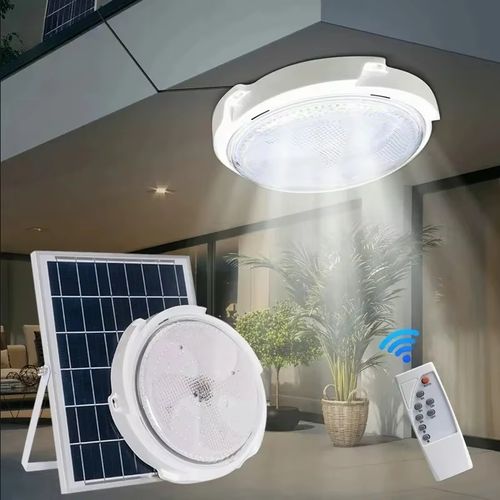 New solar ceiling lights for indoor lighting, LED energy-saving corridor and courtyard lights, solar lights for walkways and roads.