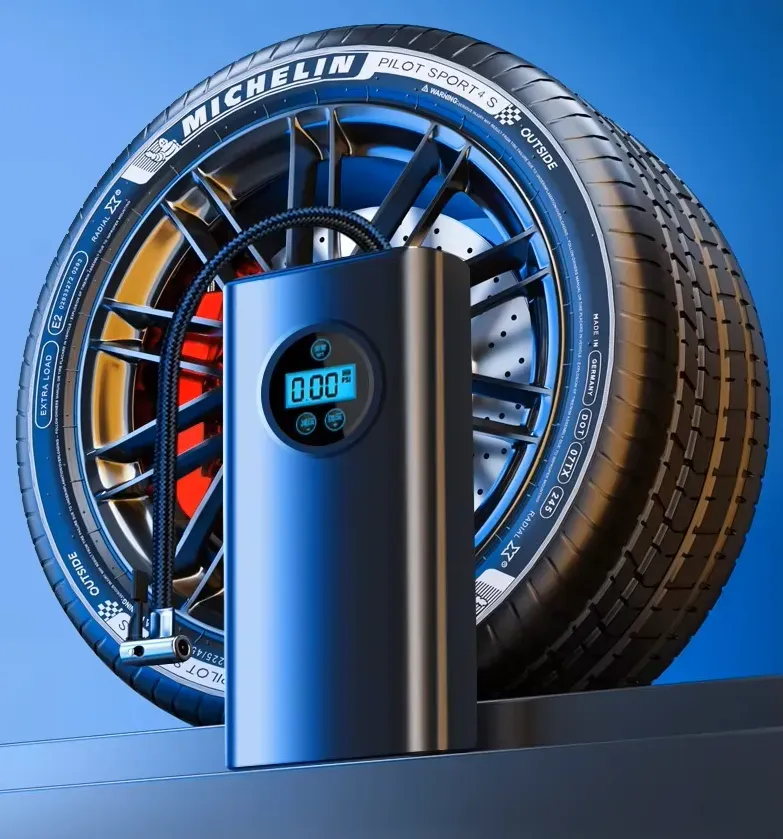 Car Air Compressor, Compact Car Air Pump, Portable Digital Air Pump, Electric Air Compressor
