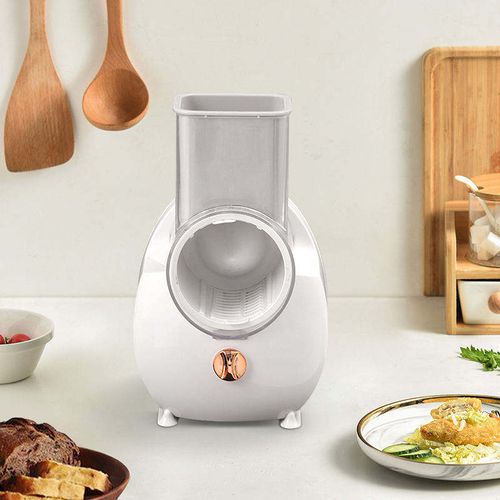 Multifunctional Vegetable Cutter, Kitchen Drum-Style Electric Vegetable Slicer, Vegetable Slicer, Potato Grater, Shredder, and Slicer