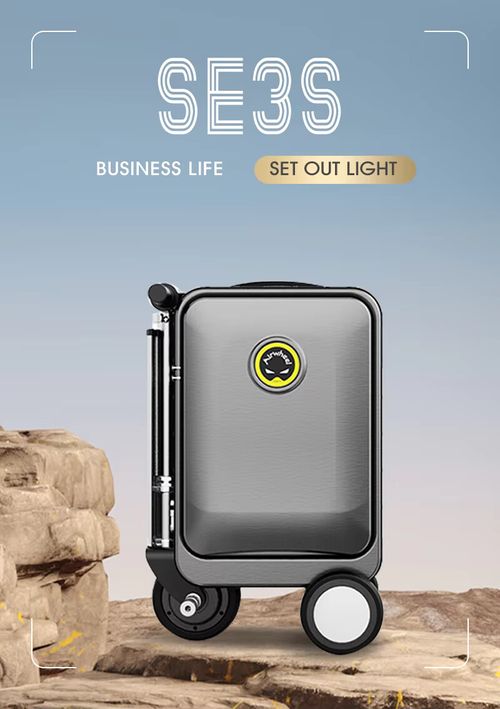 Smart Ride-On Suitcase, Remote-Controlled Suitcase