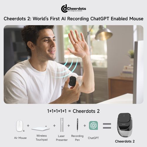 AI multifunctional mouse, integrate wireless touch mouse, laser PPT presenter, voice recorder, voice typing, AI meeting transcription & ChatGPT intelligent Q&A. Compatible with Windows, Mac, iPad, Android mobile & tablet, portable pocket design for Nigeria office workers, students and business users.