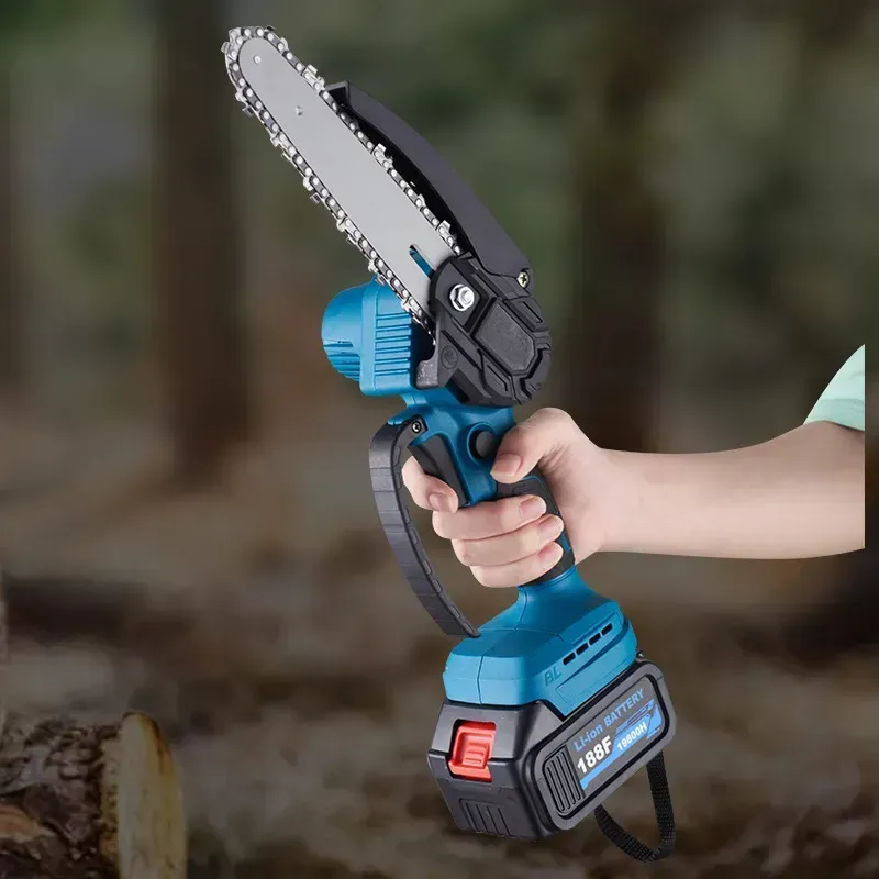 Rechargeable portable electric saw