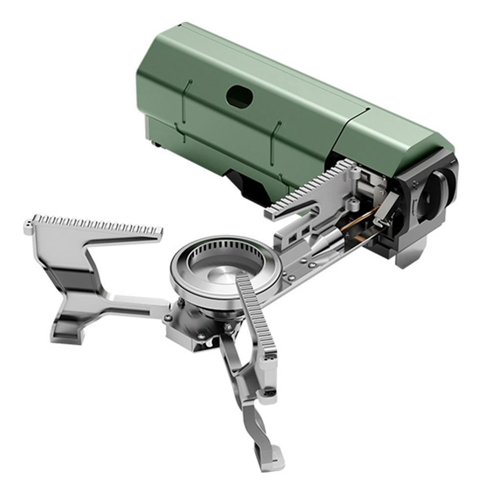 Outdoor Camping Cooking Set Survival Tourist Outdoor Mini Portable Folding Gas Camping Stoves & Accessories