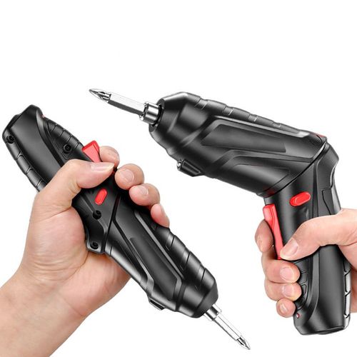 3.6V Rechargeable Electric Screwdriver with 47 Bits Set, 1800mAh Battery,  Rotatable Design