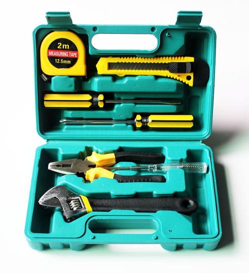 9pcs Emergency Car Kit Portable Car Emergency Tool Kit Screwdriver Bit Toolbox