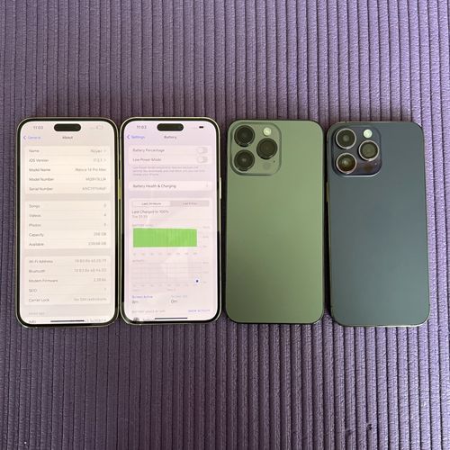 Apple iPhone 14 13 12 11 X Series 99% New Unactivated Second-Hand Phones