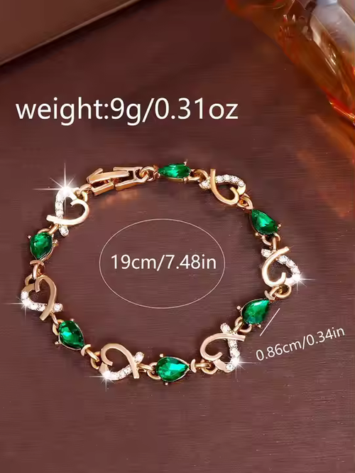 💎Amazing set with watch, necklace, ring, bracelet and earrings. 💎