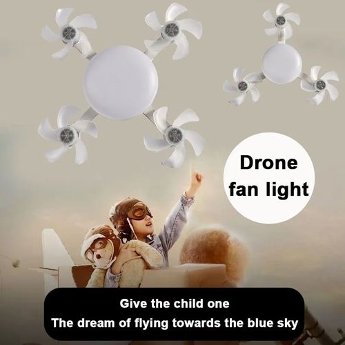 🚁Stylish & Silent Ceiling Fan with LED Light 🤯