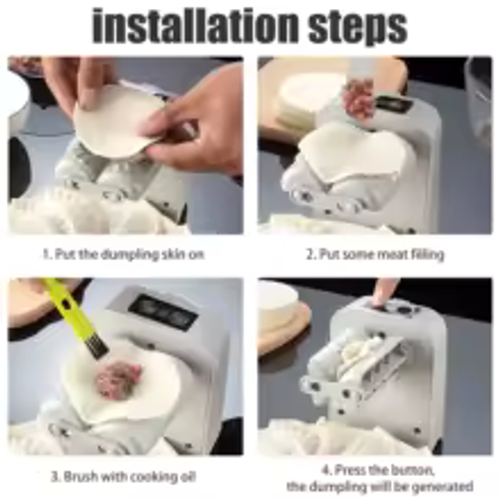🥟💥Automatic Electric Dumpling Maker Artifact DIY Machine Mould Pressing Dumpling Skin Manual Mould Rechargeable Kitchen Gadget