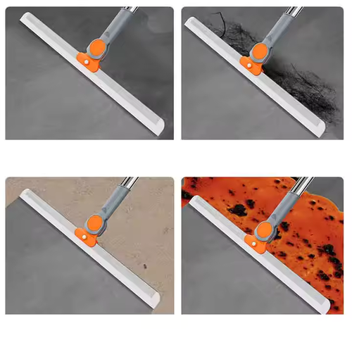 💒Shower Squeegee for Glass Doors Bathroom Kitchen Tile Car Glass Rubber Scraper Squeegee Broom for Floor Squeegee Scrubber