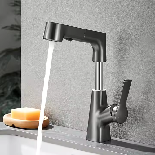 🔥Highly recommended household lifting faucet bathroom cabinet basin washing faucet