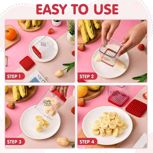 🍓🍍 ✨Cup Slicer-Fruit & Vegetable Fast Cutting Slicer ⏰Buy 1 get 2 free (Today only)