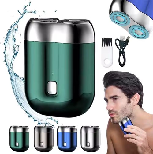 ✨HOT SALE✨ 2025 New Upgrade Pocket Shaver USB Mini Shavers for Men Rechargeable Waterproof Compact Electric Razor for Home, Car, Travel