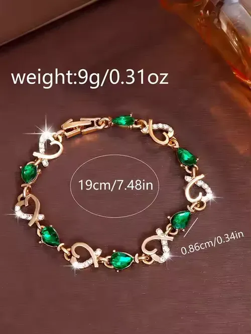 💎Amazing set with watch, necklace, ring, bracelet and earrings. 💎