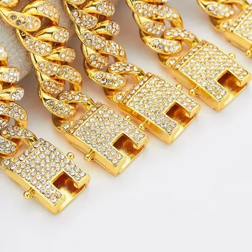 🌟Watch Set Set Di Orologi Moda Di Lusso 3 Pezzi Set Orologio Al Quarzo Bracciale Cubano a Catena E Collana⌚️