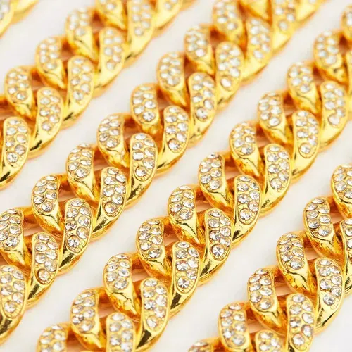 🌟Watch Set Set Di Orologi Moda Di Lusso 3 Pezzi Set Orologio Al Quarzo Bracciale Cubano a Catena E Collana⌚️