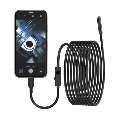 (🔥Hot selling waterproof endoscope🔥) Specially for industrial pipeline endoscope waterproof three-in-one mobile phone direct connection convenient auto repair maintenance camera probe