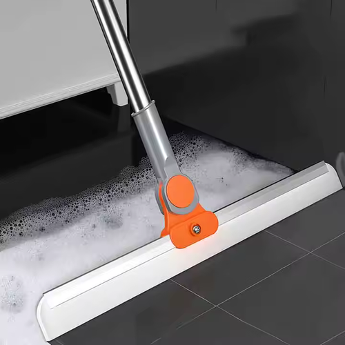 💒Shower Squeegee for Glass Doors Bathroom Kitchen Tile Car Glass Rubber Scraper Squeegee Broom for Floor Squeegee Scrubber