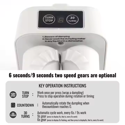 🥟💥Automatic Electric Dumpling Maker Artifact DIY Machine Mould Pressing Dumpling Skin Manual Mould Rechargeable Kitchen Gadget