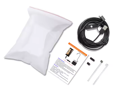 (🔥Hot selling waterproof endoscope🔥) Specially for industrial pipeline endoscope waterproof three-in-one mobile phone direct connection convenient auto repair maintenance camera probe
