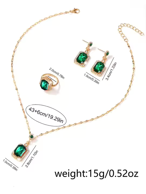💎Amazing set with watch, necklace, ring, bracelet and earrings. 💎