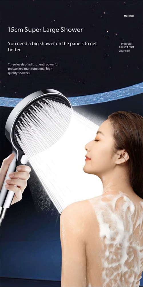 🥰🛁🛁🛁New design hand shower 4 settings shower with spray hand shower head