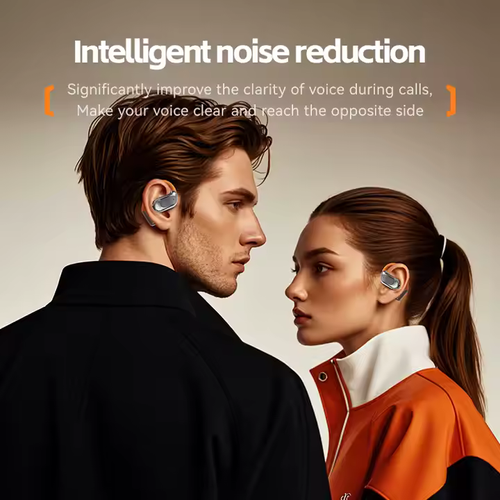 🎧Stable and rotatable OWS headset with intelligent noise reduction touch operation earphone