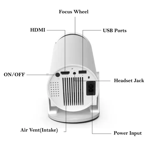 HY300 PRO Full hd Home Theater Projector Smart Android 11 4k Video Projector Portable Mini Projector