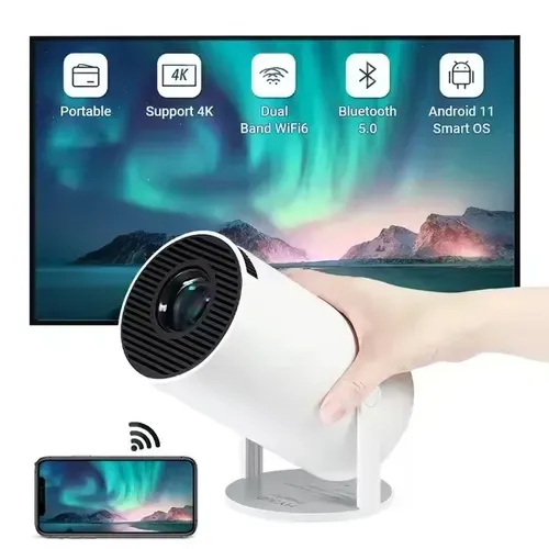 HY300 PRO Full hd Home Theater Projector Smart Android 11 4k Video Projector Portable Mini Projector