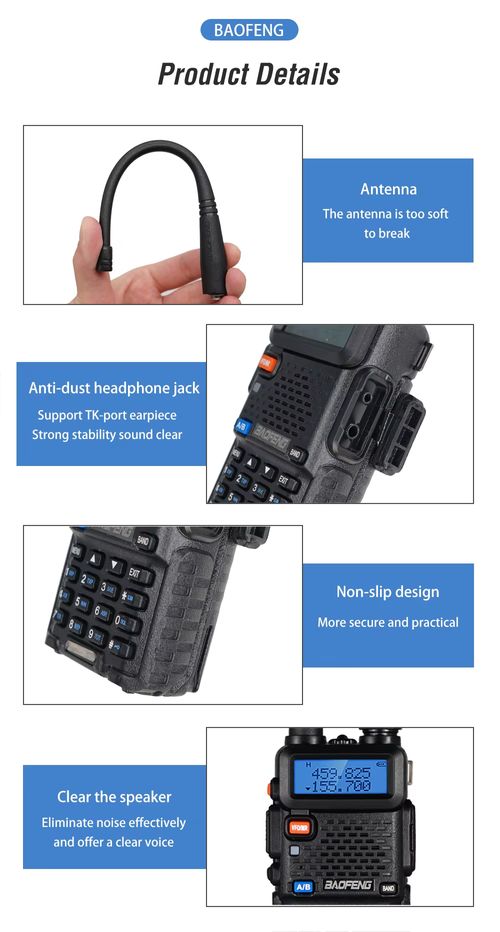 UV-5R high-power 5W 8W walkie-talkie, communication range 3–5 km 📡🔊Door-to-door delivery 🚚 Cash on delivery 💰