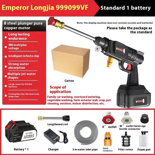 Cordless High‑Pressure Washer for Home Use
