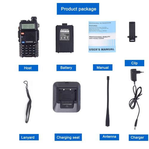 UV-5R high-power 5W 8W walkie-talkie, communication range 3–5 km 📡🔊Door-to-door delivery 🚚 Cash on delivery 💰