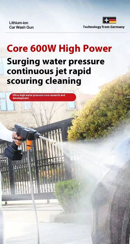Cordless High‑Pressure Washer for Home Use