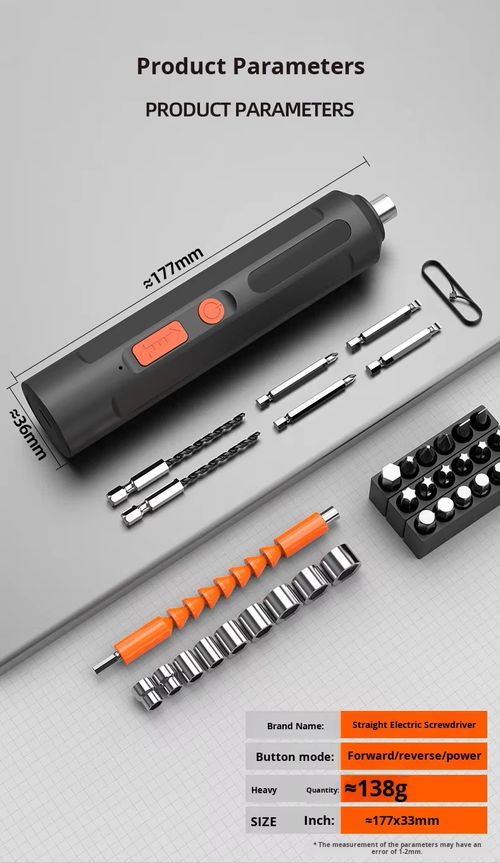 Cordless Electric Screwdriver Kit