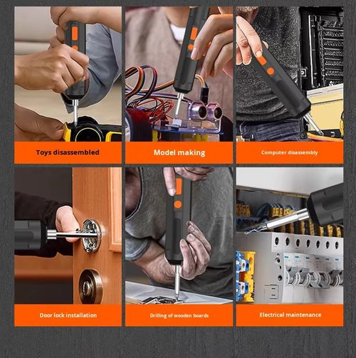 Cordless Electric Screwdriver Kit
