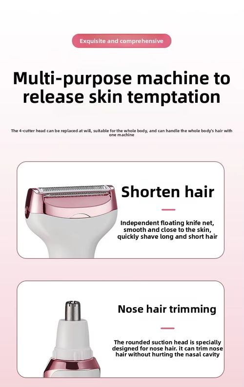 Multifunctional Body Hair Trimmer Kit