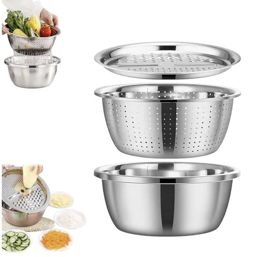 Multifunctional stainless steel basin