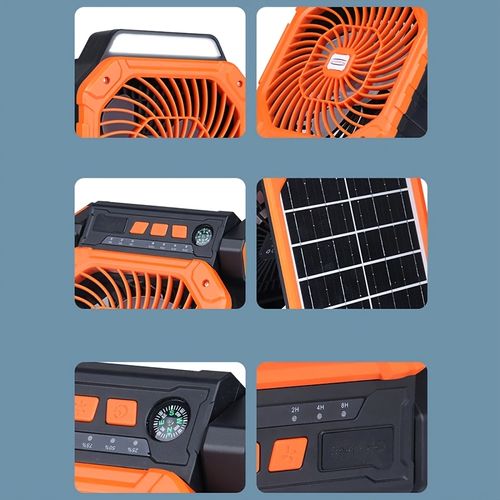 Solar-powered fan