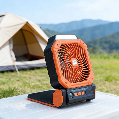 Solar-powered fan