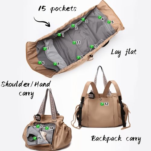 Large-Capacity Tote Bag
