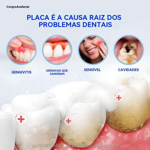 Com Escova Grátis BodyAccel Niacinamida - Branqueamento Dental Profissional em 7 Dias! Elimina Placa, Tártaro e Sensibilidade Nas Gengivas. Para Toda Família!