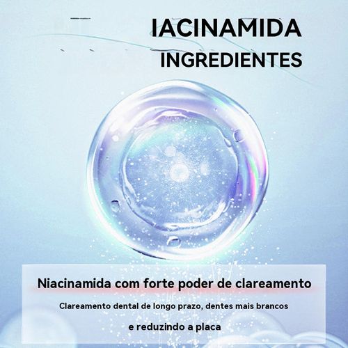 Pasta de dentes clareadora – dentes mais brancos, manchas desbotadas, hálito fresco e proteção oral