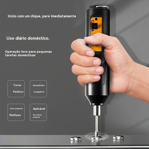 Kit de Parafusadeira Elétrica Precisão Mini para Uso Doméstico