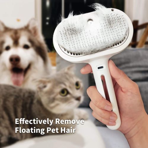 3 in 1 Pet Spray Comb Pet Brush Hair Removal De-fluffing Dog Combs With Handle Steam Pet comb