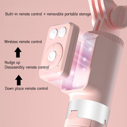 1.7m Remote Control 3 In1Selfie Stick Top Filling Lighting Extendable Flexible Function Smart 360 Rotation Flexible Selfie Stick