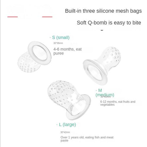 Baby Food Feeder Best Selling Safe Silicone Fresh Vegetable Fruit Feeder Pacifier Baby Food Squeeze Feeder