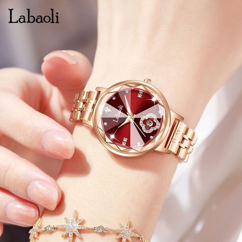 Women Qaurzt WristWatch Water Resistant Steel Mesh Band Lady Watch Fashion Dress Girls Beatiful Watch