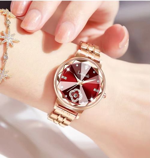 Women Qaurzt WristWatch Water Resistant Steel Mesh Band Lady Watch Fashion Dress Girls Beatiful Watch