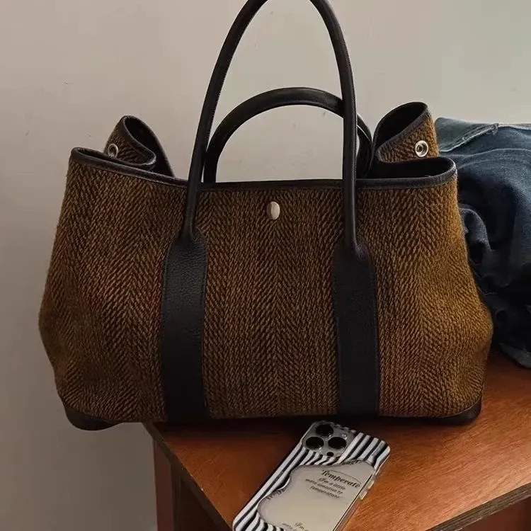 New autumn and winter women's bag fashionable temperament shoulder handbag large bag