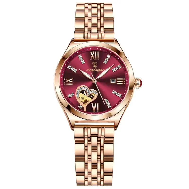 Hot selling waterproof luminous ladies watch female quartz calendar watch